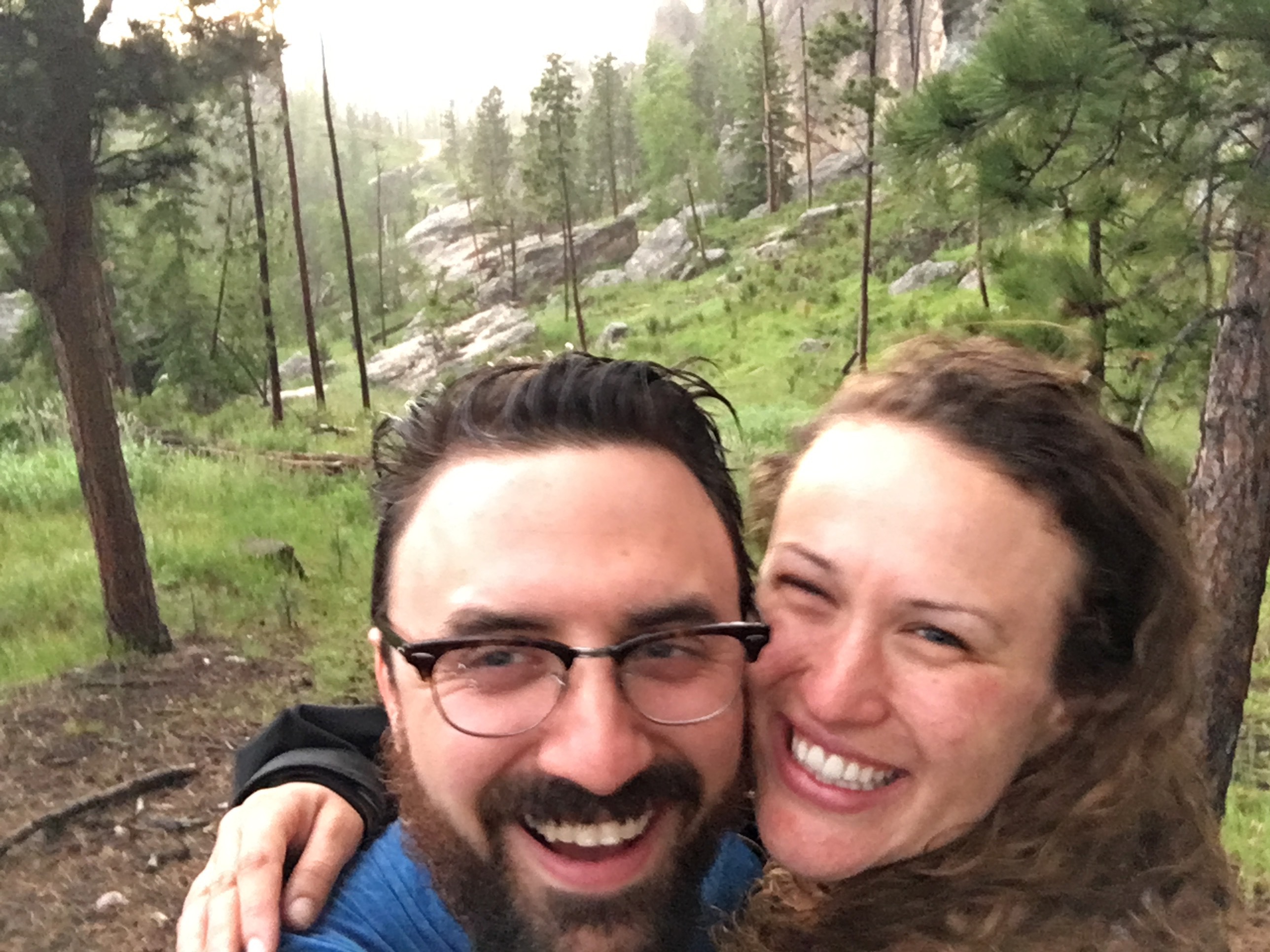 Lydia and Matt in the Black Hills of South Dakota